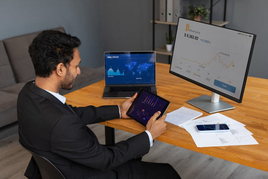Illustration representing {Algo Trading Platform, Fully Automated Trading, Algo Trading, Algorithmic Trading}, showcasing seamless automation, precision, and modern trading strategies.